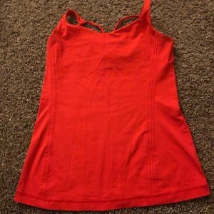 Lulu Lemon Red tank top